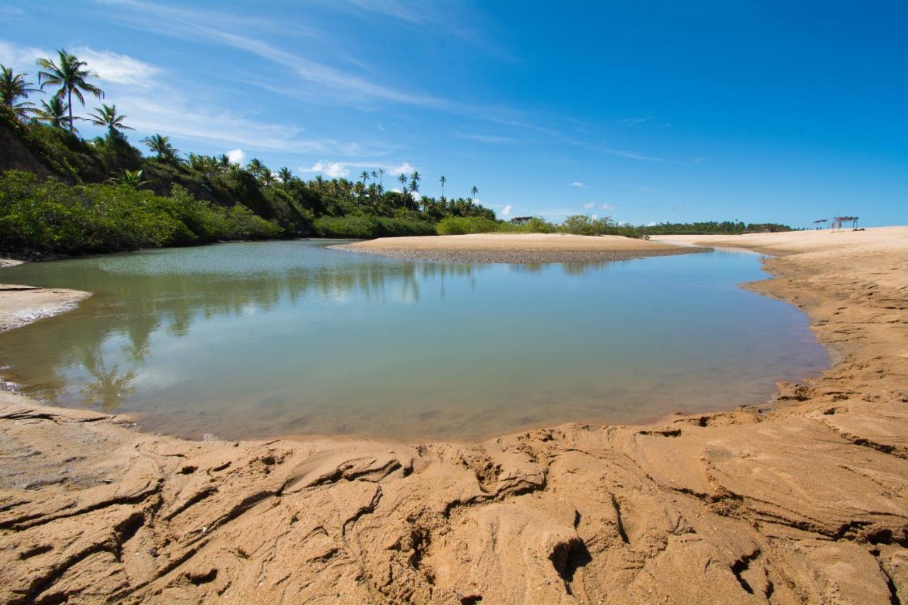 Paraiso Da Falesia Em Cumuruxatiba Com Vista Excepcional Para O Mar Villa Екстериор снимка